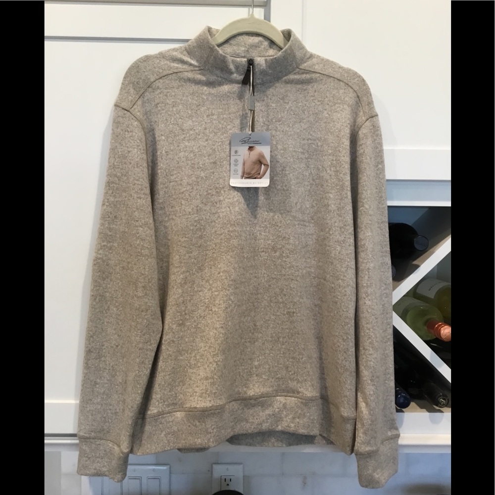 BNWT. Men’s Greg Norman 1/4 Zip Sweater. Performance by Design. (S)